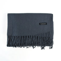 [Polyester Fiber] Women's Tassel Scarf – Cashmere Feel Imitation (70 cm x 200 cm)