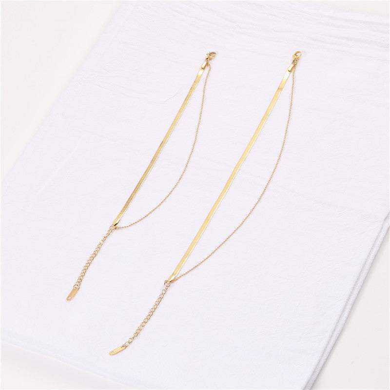 Snake bone anklet bracelet