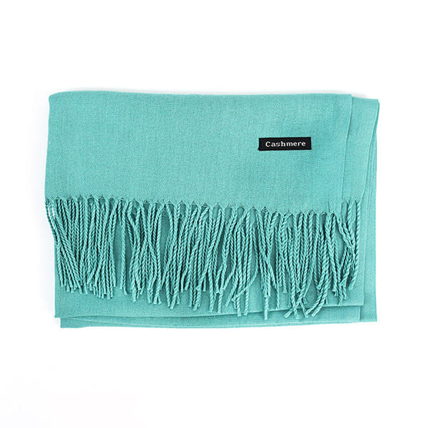 [Polyester Fiber] Women's Tassel Scarf – Cashmere Feel Imitation (70 cm x 200 cm)