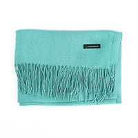 [Polyester Fiber] Women's Tassel Scarf – Cashmere Feel Imitation (70 cm x 200 cm)