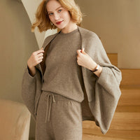 [100% cachemire] Châle en cachemire chaud pour femme (~135 cm x 30 cm)