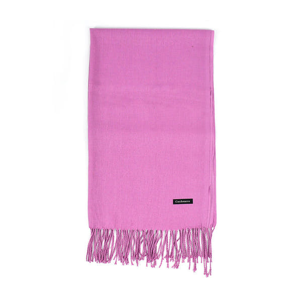 [Polyester Fiber] Women's Tassel Scarf – Cashmere Feel Imitation (70 cm x 200 cm)