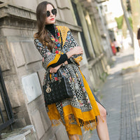 Winter Luxury Brand Plaid wool Women Oversized