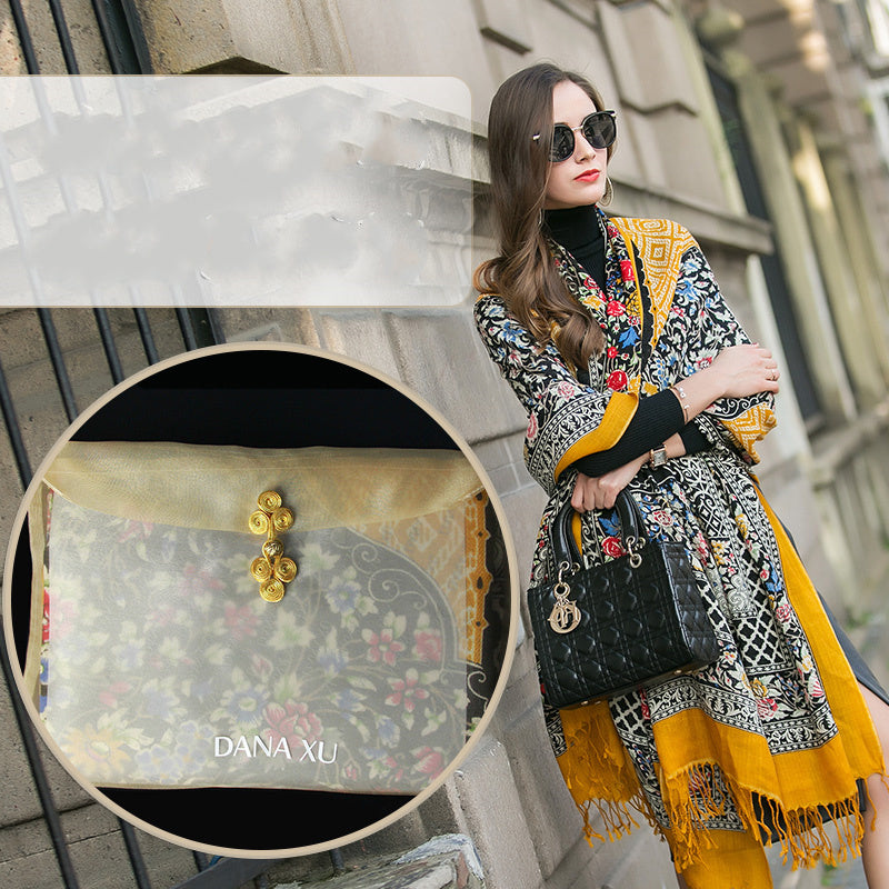 Winter Luxury Brand Plaid wool Women Oversized