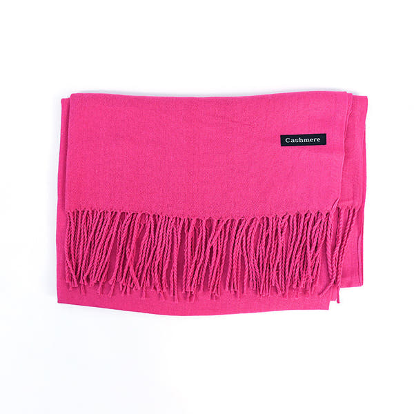 [Polyester Fiber] Women's Tassel Scarf – Cashmere Feel Imitation (70 cm x 200 cm)