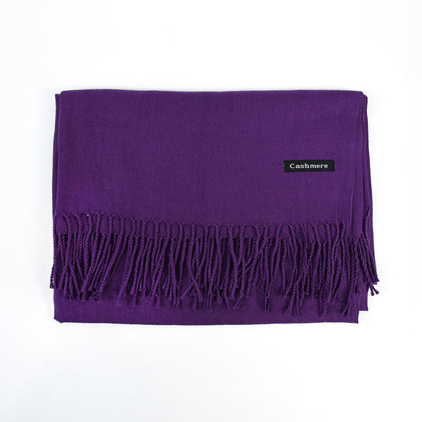 [Polyester Fiber] Women's Tassel Scarf – Cashmere Feel Imitation (70 cm x 200 cm)