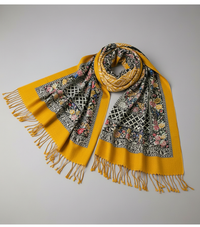 Marque d'hiver de luxe, laine à carreaux pour femme, grande taille